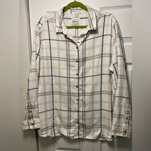 Jach’s Girlfriend Woman’s Flannel Size XXL